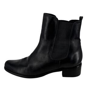 Blondo Chelsea Boots Womens Size 10 Black Leather Block Heel